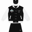 بامبر جکت و شلوارک بغل چاکدار کد a019