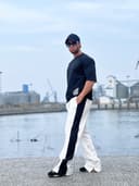 تيشرت نخ پنبه و اسلش غواصی کد a006