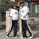 ست تیشرت و اسلش 3 خط کد a015