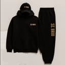 ست هودی شلوار مشکی کد a026