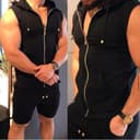 ست رکابی شلوارک کلاه دار غواصی کد a002